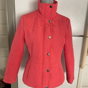 WEATHERPROOFGARMENT CO. Quilted Coral Fall or Winter Jacket